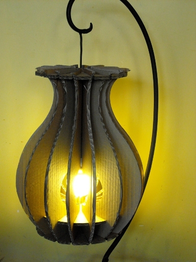 Lampe carton